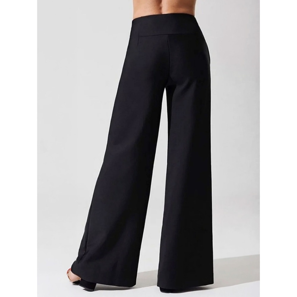 Carbon38 Classic Wide-Leg Trousers In Black Medium - Picture 5 of 13